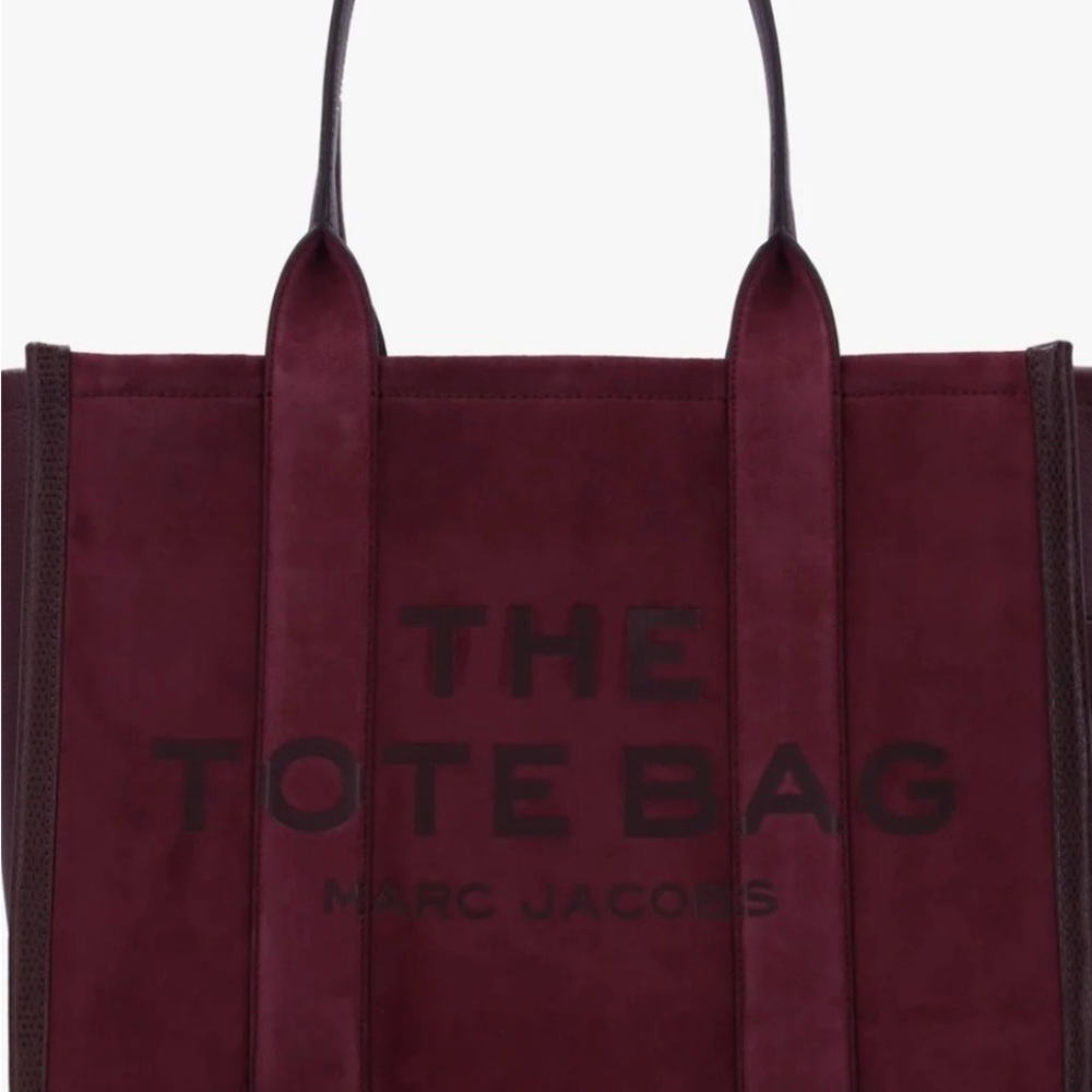 Marc Jacobs The Tote Bag - Burgundy Suede Large